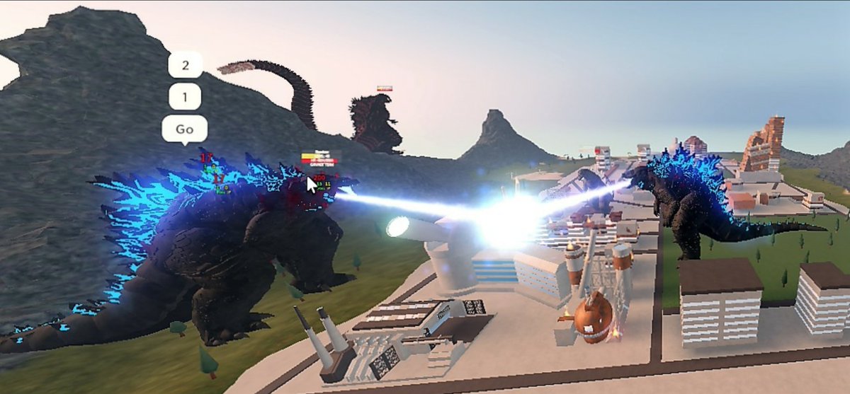 srisultan_376's tweet photo. Beam clashing in #KaijuUniverse is cool and fun
Glad they added this feature so that you won't need a small flying Kaiju in between you and ur friend to do a beam clash
#Godzilla #Godzilla2021 #Godzilla2004 #GodzillaFinalWars #FinalWarsGodzilla #BeamClash #Kaiju #Roblox #Games https://t.co/1iDS4Ru2Wf
