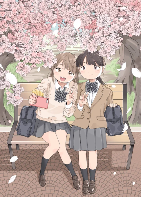 桜の季節になるとミモザの黄色を思い出す 
