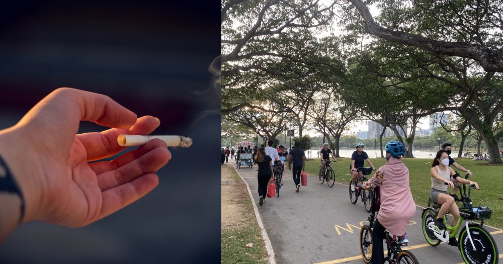 MothershipSG's tweet photo. Smoking banned at all public parks &amp; 10 beaches in S'pore from July 1, 2022 https://t.co/67KObhh9fi https://t.co/VwGvq9oFTv