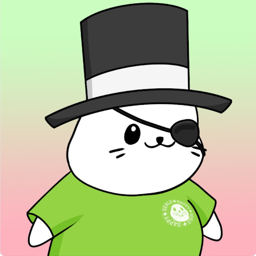 threeshoulders's tweet photo. Just picked up a Lamb Duh @DuhverseNFT as it was calling out to me as matched one of my seals @sappyseals with its Top Hat and Eye Patch 🤝👌🔥🐏🦭 arf https://t.co/klCjzaBlYo