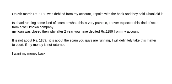 sumedh_morey's tweet photo. @dhanicares #scam https://t.co/VzHHJ63kw9