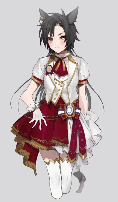 1周年衣装ショートケーキみたいでかわいい🍰 