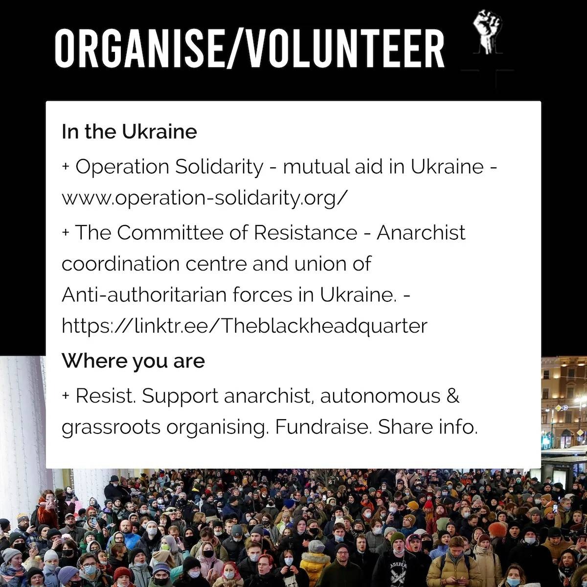 BristolDefenda1's tweet photo. 🚨Anarchist solidarity with the people of #Ukraine 🚨
It needs no introduction that the Russian state has invaded Ukraine. Folks are organising fiercely in terms of resistance at the front and on the streets. https://t.co/PUQ6MDMFaY