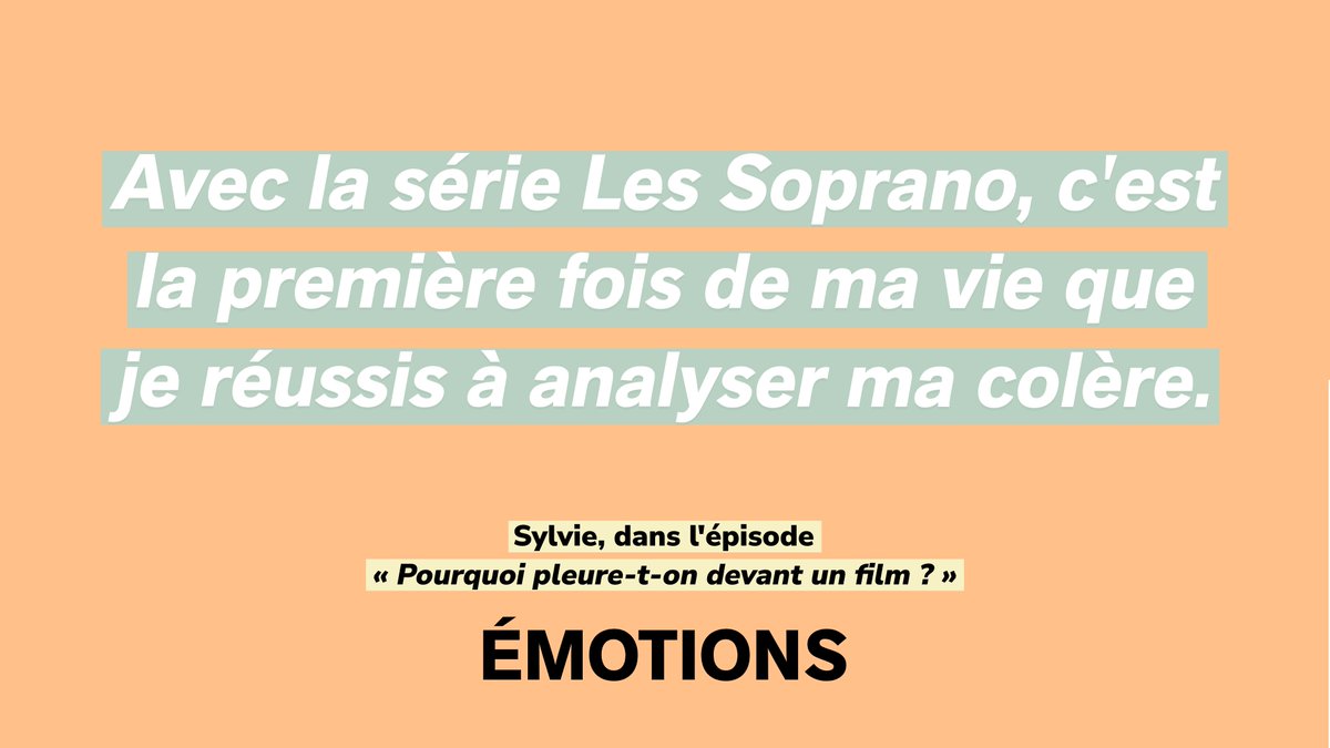 🎞️ Pourquoi peut-on pleurer devant Bambi, alors qu’on n’arrive pas à verser une larme à l’enterrement de sa grand-mère ? Le nouvel épisode d’Émotions est en ligne ! ✏️ Manon Heugel
🎧 url.bio/emotions 
#fiction #film #série #empathie #podcast