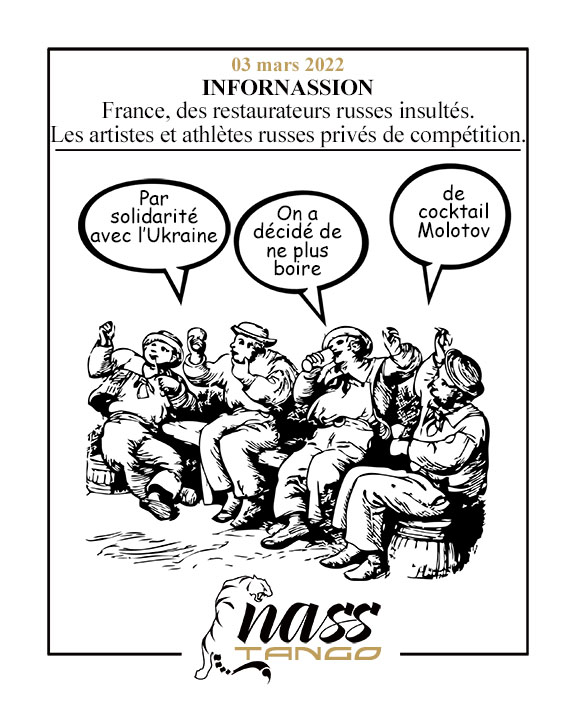 NassTango's tweet photo. SOLIDARITÉ 😁♫
Quand l'absurde dépasse l'entendement.
#humour_nass #lemonde_nass #nasstango
#Ukraine #UkraineRussie #SolidariteUkraine #solidarite https://t.co/R2hWszcul4