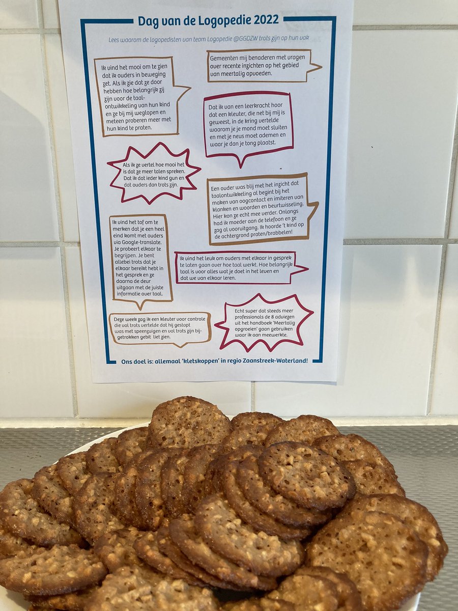 Vandaag vier ik de Dag van de Logopedie met mijn collega’s <a href="/GGDZW/">GGD ZW</a> #dagvandelogopedie #preventievelogopedie #lovemyjob