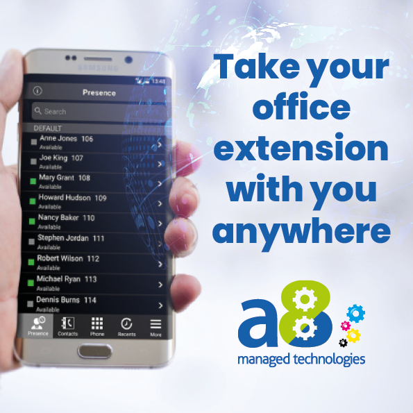 Active8 can provide your company with a smartphone app which can help slash mobile phone costs, increase productivity, and make sure you never miss a call again. 

For more information call us on: 0333 999 7355

#technology #telephony #office #business #mobile