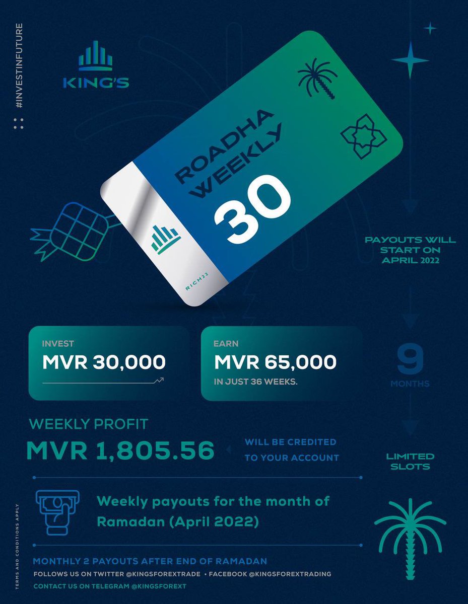 Invest for #Ramadan !