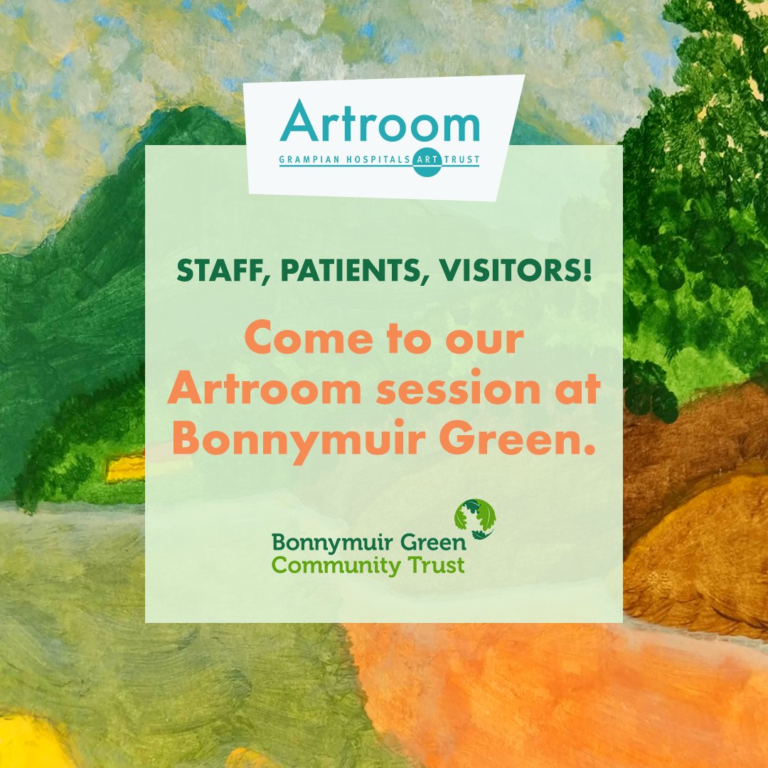 Staff, patients, visitors! Come to our Artroom session at Bonnymuir Green. ⁠
.⁠
#artroom #bonnymuirgreen #virtualartroom #ghat #nhsgrampian #artinhealthcare #artinaberdeen #communitygarden #spring2022 #grampianhospitalsarttrust