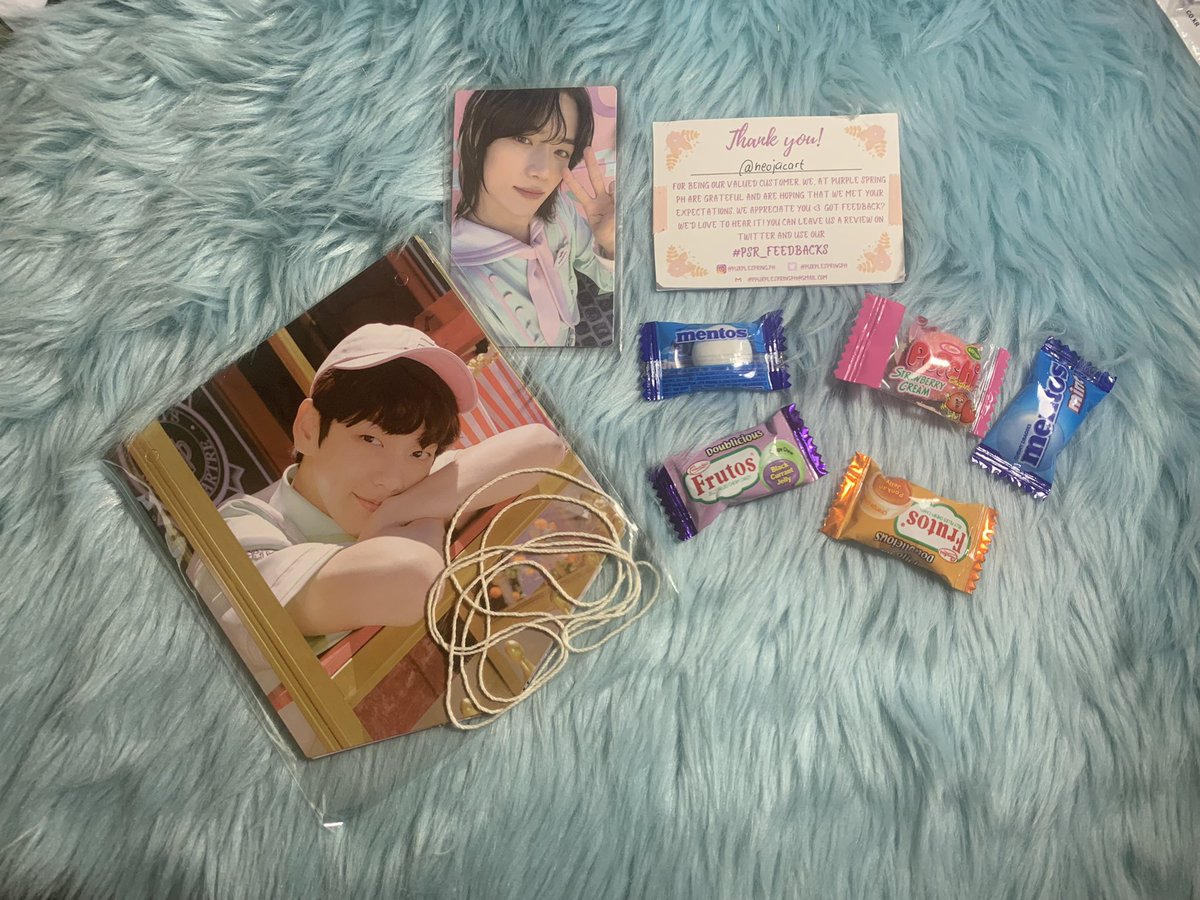 heojacart's tweet photo. #ciemails | #PSR_FEEDBACKS
this came in earlier !!! aaaaa gyu looks so pretty ๐ the garland is soaper cute too ;< tysm @PurpleSpringPH sa pagpapauwi !!! ยจฬฎ https://t.co/OwTVDyqjZI