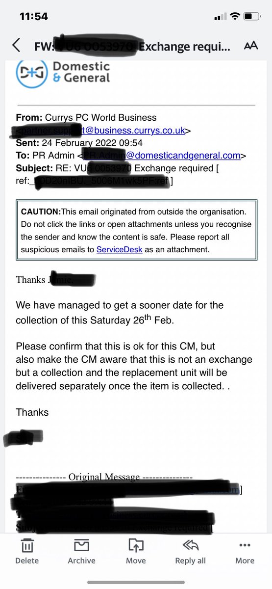 Thank you <a href="/currys/">Currys</a> @DandG_UK for now leaving me without a fridge freezer and no idea of when my replacement will be coming. Also thanks for the passive aggressive threat in the email. Disgraceful. <a href="/BBCWatchdog/">BBC Watchdog</a>