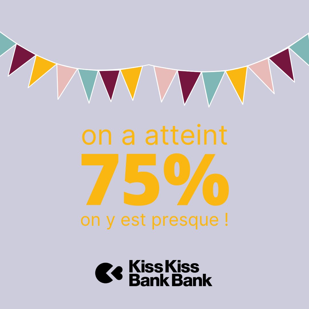 assomuse_e_s's tweet photo. [Crowdfunding]
Nous avons dépassé les 75% de l'objectif de financement !
À nouveau, nous tenions à vous remercier pour votre confiance et la curiosité dont vous nous témoignez.
Il ne nous reste plus que 2 semaines pour atteindre les 100%, on y croit dur comme du fer ! https://t.co/qobudgJZNJ