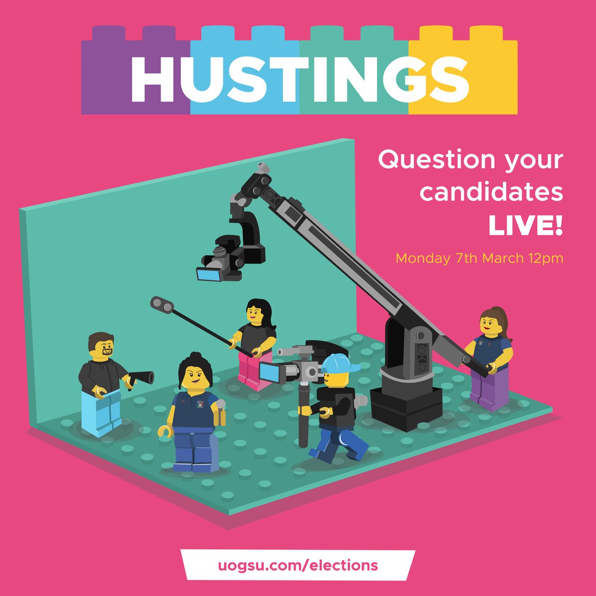 Want to question the Full Time Officer candidates? Or find out what they would like to do in the roles if successful? 🗣️

Head to the Oxstalls SU today at midday, or tune in online through the SU Facebook Page! 📱