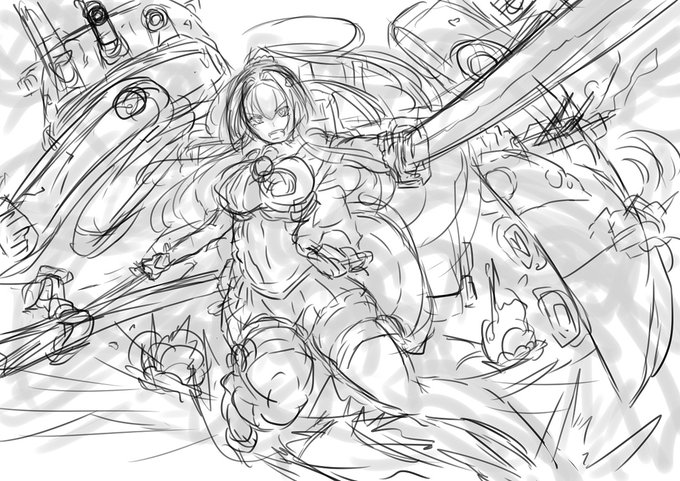 Skeb WIP

やっぱ画面いっぱいに描いた方が迫力出るよなぁ、というラフ
方針は固まってきました 