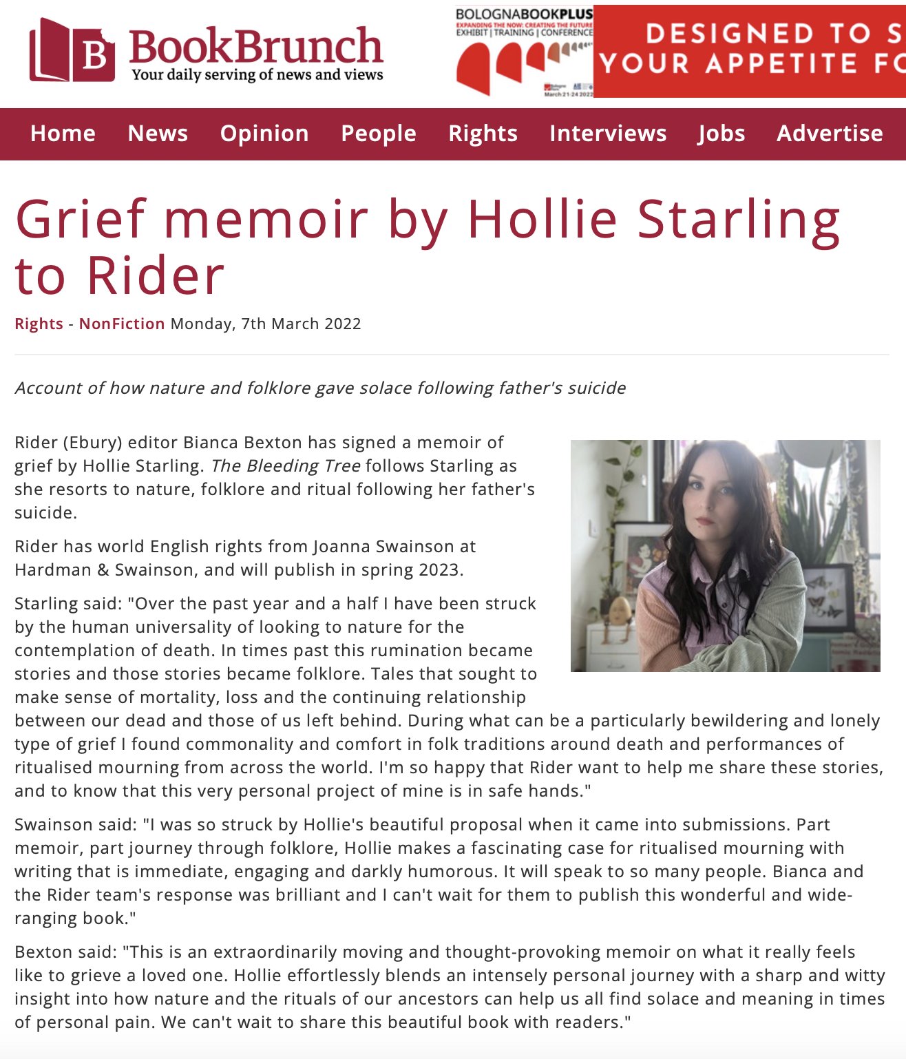 Hollie Starling It S Been Quite A Year So Now I Am Very Happy To Announce That The Bleeding Tree A Pathway Through Grief Guided By Forests Folk Tales And