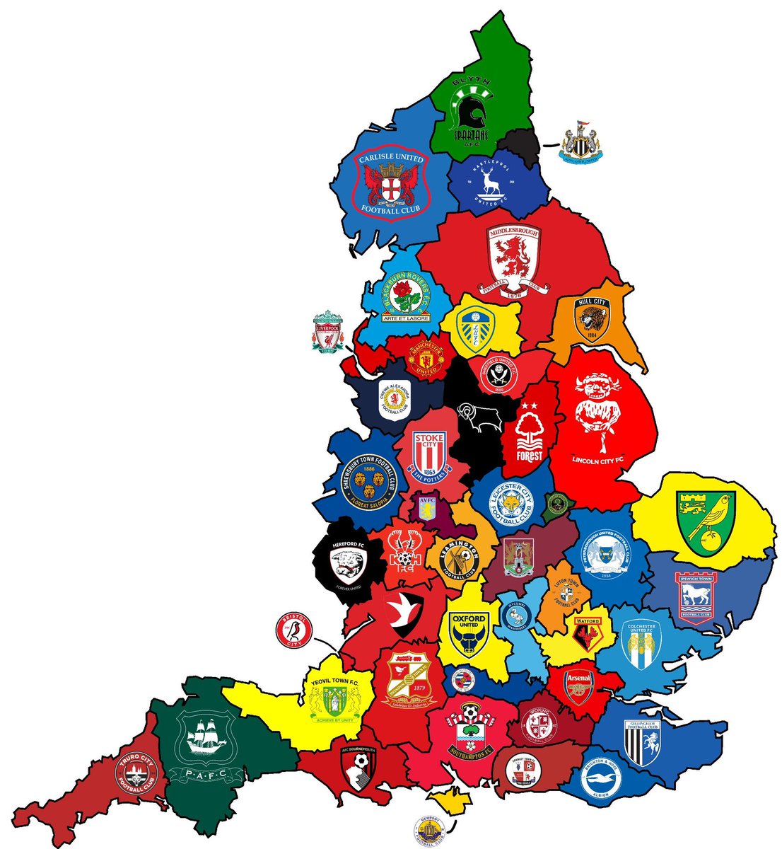 Copa90's tweet photo. The Biggest Club in Each English County

Thoughts?🤔

📸: @craigDLyons https://t.co/wRsOdnEvu7