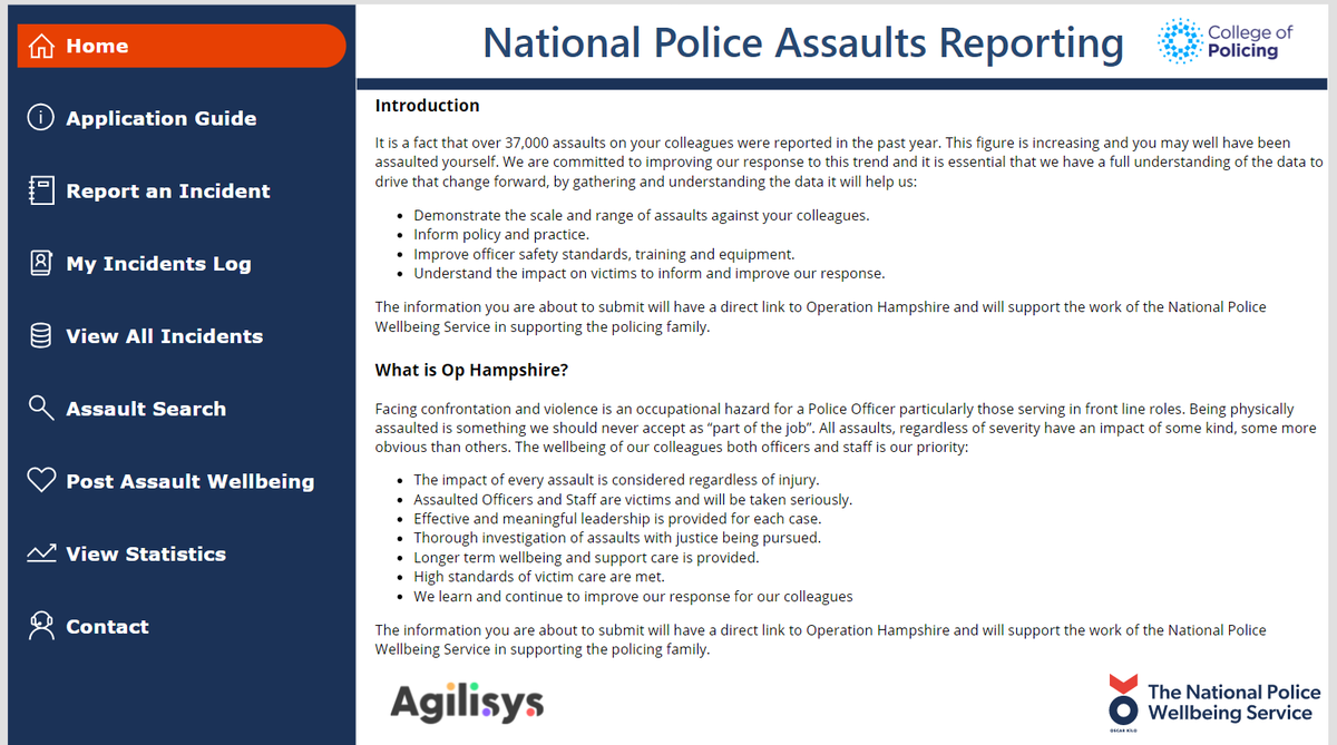 Join our #WednesdayWebinar, to learn how from this week forces can start to rollout the new <a href="/OscarKiloUK/">Oscar Kilo</a> Op Hampshire application in your force to support a more consistent approach across the UK response to assaults against police officers and staff.

orlo.uk/0Os0U