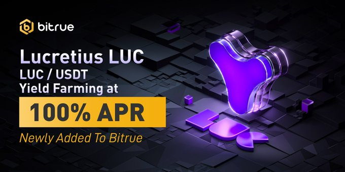 FLS_News_1's tweet photo. 🗝️ #Lucretius $LUC Yield Farming On @BitrueOfficial

✅Stake $LUC or $BTR
✅Earn $LUC
✅Duration: 30 Days
✅Up to 100% APR

⬇️Details:
https://t.co/qRWIqZhCjx

#FLS https://t.co/WwEqukjfmz