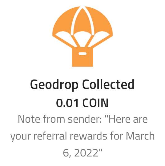 Jayateddy2's tweet photo. I found a geodrop and collected 0.01 COIN! https://t.co/UcPs60Bn7p https://t.co/9ejNAji5qX
