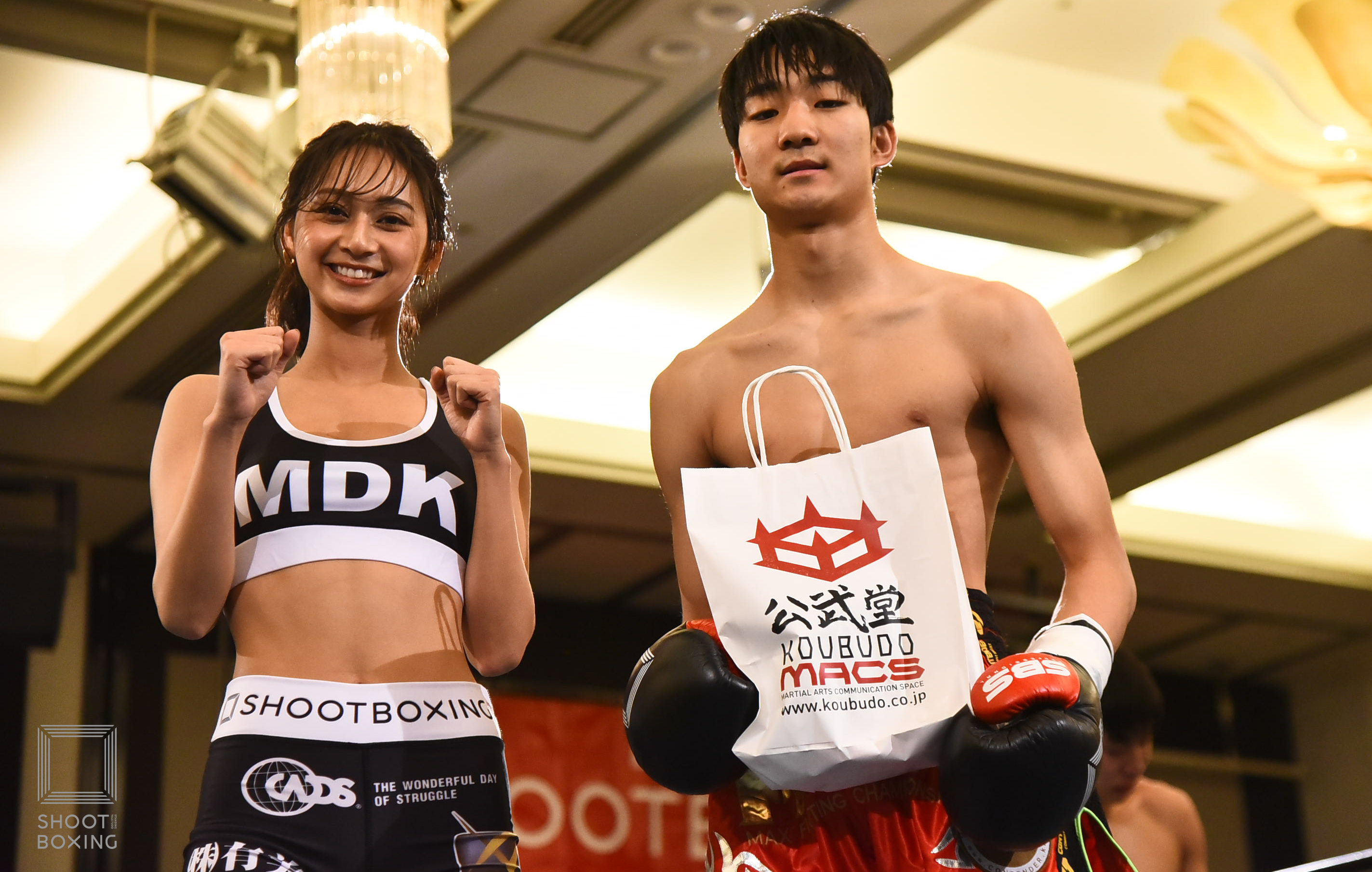ボクシング CAMPEON 昨日knockoutで肘で切って2RTKO勝ちすることができました