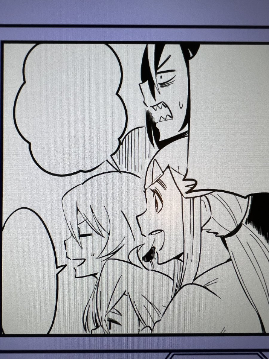 描いています。
ひとコマにこの子達がぎゅうぎゅうでそれぞれリアクションしてるのなんか尊いなって思います。 