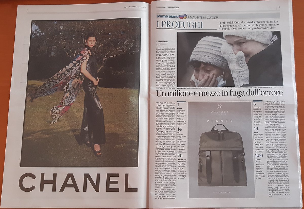 Sulle pagine del Corriere il quadro della nostra schizofrenica realtà: in bilico fra il mondo come se nulla fosse e il mondo come purtroppo è