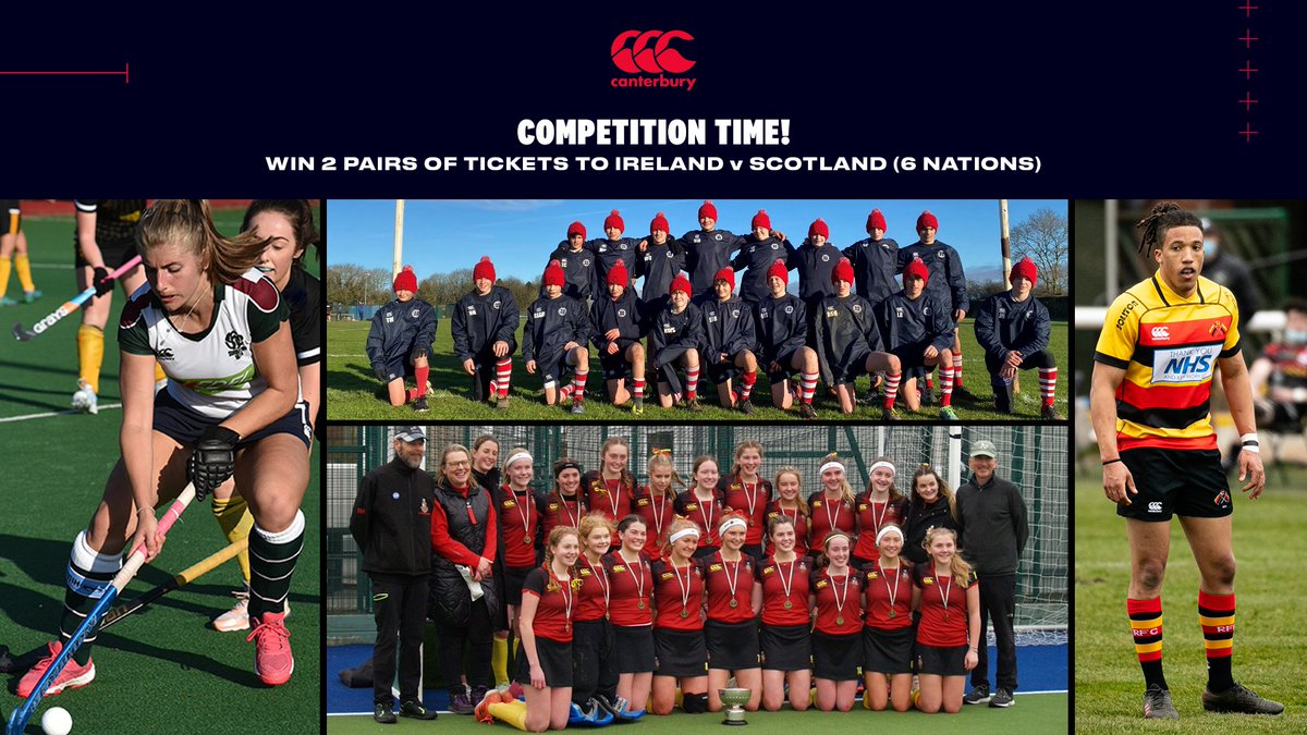 COMPETITION TIME 📢
We’re giving away 2 pairs of tickets for the IRE vs SCO game! To enter, follow us &amp; reply to this tweet telling us who you play for, alongside a photo of your team wearing their best Canterbury kit. Any sport, &amp; either a team photo or action shot📸
Good luck!