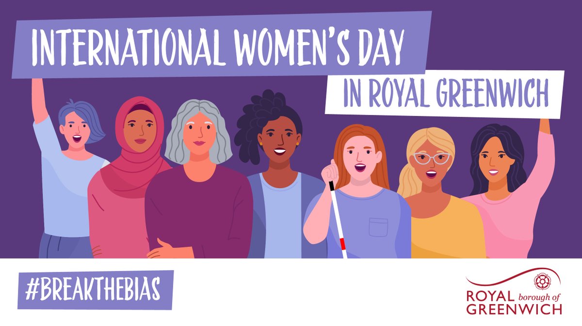 This #InternationalWomensDay leisure centres around Royal Greenwich are offering free one-day pass to residents, with all-inclusive gym, swimming and classes for all. 🏊🎟️#BreakTheBias 

royalgreenwich.gov.uk/InternationalW…