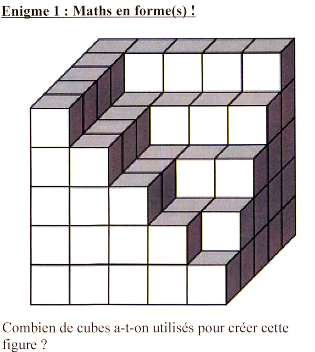 C'est parti pour la #SemaineDesMaths 2022 avec pour thématiques "Maths en forme(s)". Nous vous proposons, chaque jour, de résoudre une énigme en famille, entre amis ou collègues! La solution vous est donnée le lendemain avec l'énigme suivante. Amusez-vous bien!