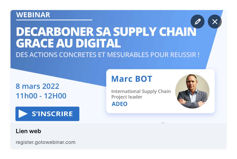 Opalean1's tweet photo. #webinar J-1 📣 Décarboner sa #SupplyChain grâce au digital 👉 RDV demain à 11h00 https://t.co/8N7DbZRbZg
Vous souhaitez découvrir des actions concrètes et savoir comment la #digitalisation peut vous aider dans l'atteinte de vos objectifs #RSE ? https://t.co/DjyLd2xrbL