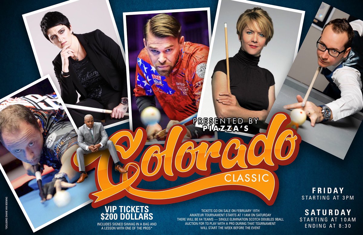 Looking forward to this in Colorado with these great players!