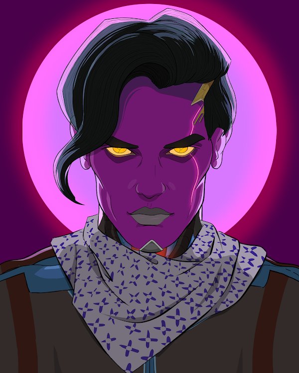 DarkHorizonNFT's tweet photo. Originating from Nebula Docks, this fighter has been fighting for so many years they simply forgot that there could be any other way. Their rank is Sergeant and their specialty is Hand to Hand Combat.

Where people are mere tools to the Elite #ThisIsNeothor https://t.co/pZDJVJpoWw