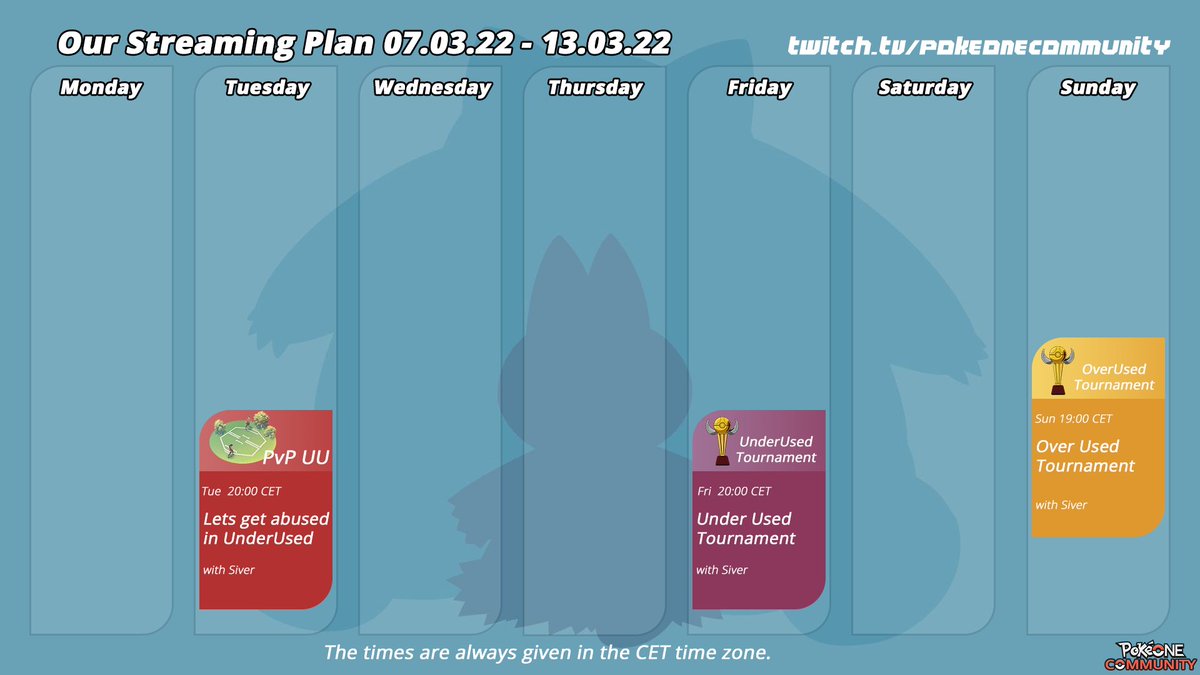 Streaming plan of the calendar week 10 (07.03 - 13.03)