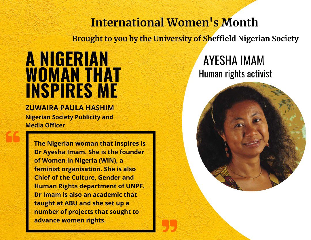 Nig Soc celebrates International Women’s day 🇳🇬✊🏾

Chief Funmilayo Ransome-Kuti