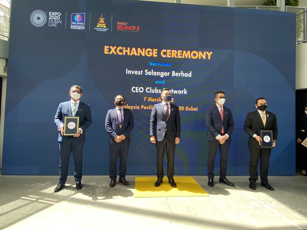 InvestSelangor's tweet photo. The opening ceremony was officiated by the H.H Crown Prince of Selangor accompanied by YB Dato’ Teng Chang Khim, Selangor State Executive Councilor for Industry &amp; Trade and His Excellency Dato’ Mohd Tarid Sufian, Ambassador of Malaysia to the United Arab Emirates (UAE).

(2/3) https://t.co/KhwMeqax8i