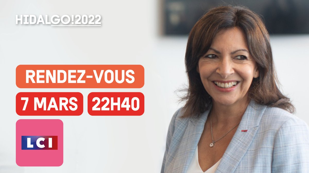 Anne_Hidalgo's tweet photo. 🎙 À la veille de la journée internationale des droits des femmes, je serai à 22h40 l'invitée de @LCI avec @ELLEfrance. 

Nous y parlerons de l'égalité salariale, de la lutte contre les violences faites aux femmes ou encore des femmes dans la vie politique. 😉

#FaceAuxFrançaises https://t.co/13HQw1GisH