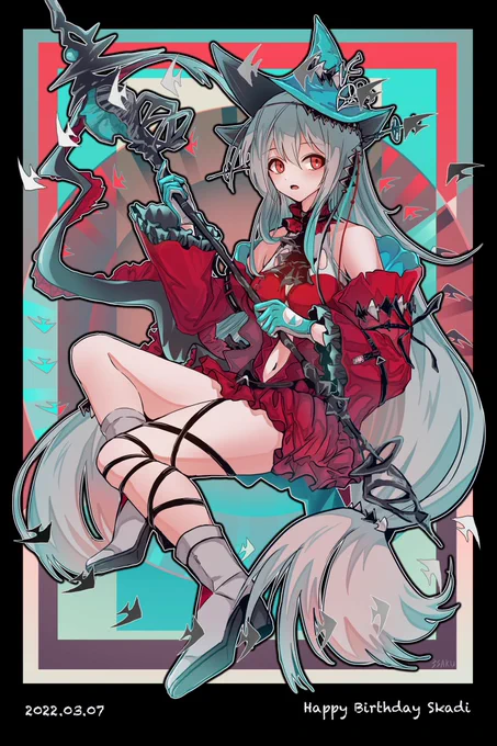 Happy Birthday スカジ!🎉 #アークナイツ #明日方舟 