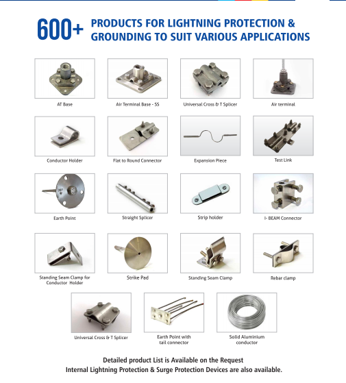 JeftechnoIndia's tweet image. Our innovative team of design engineers is able to design lightning protection and grounding solutions for the most demanding applications.
jeftechno.com
#SurgeProtection #surgeprotectiondevice #LightningProtectionSystem #electricaudit #grounding #earthing #safetyatwork