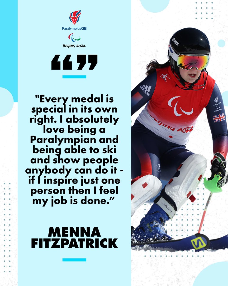 Our greatest ever Winter Paralympian. 
<a href="/Mennafitz/">Menna Fitzpatrick MBE</a>.
🥇🥈🥈🥈🥉🥉
#ParalympicsGB 🇬🇧