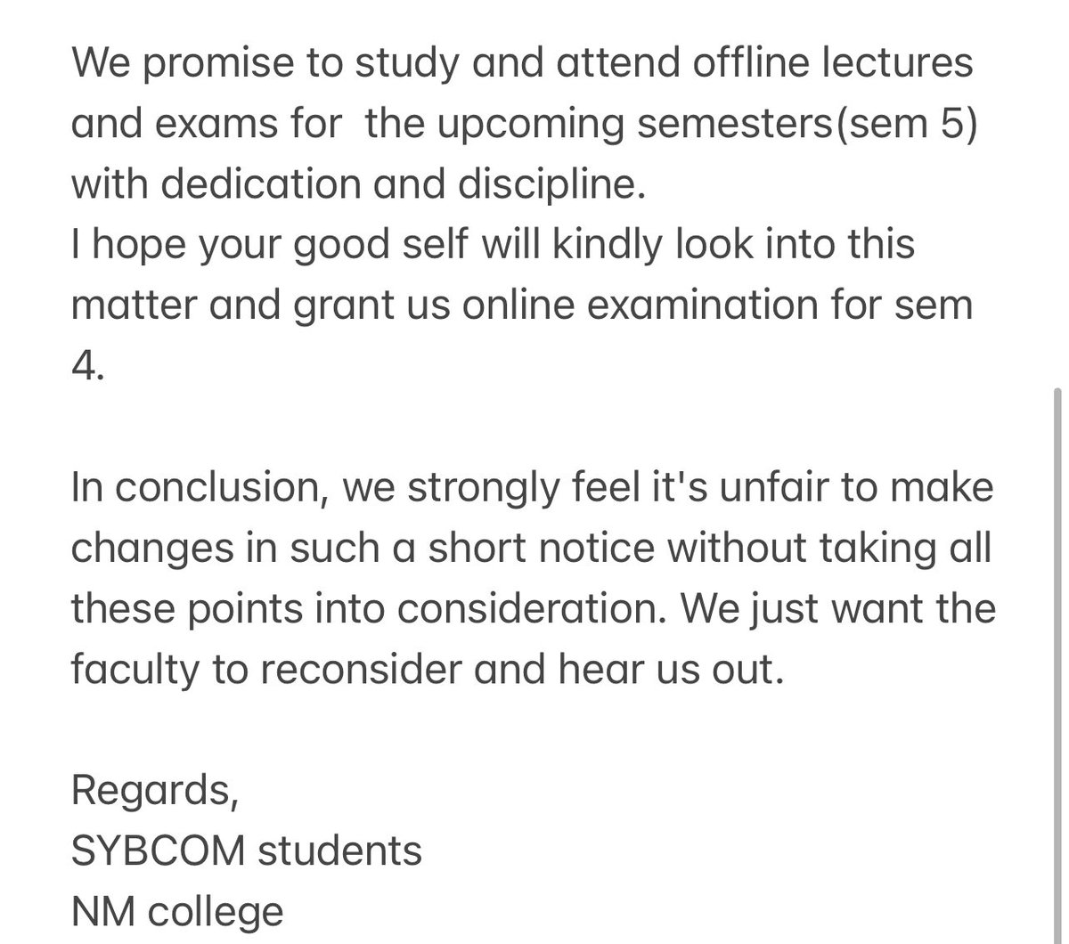 maheks2802's tweet photo. @mumbaimirror @timesofindia @mataonline @TOIMumbai @MumbaiPolice @Uni_Mumbai @aajtak
@HindustanTimes @svkm_mithibai 
 #OnlineExams #SVKM #NMCollege https://t.co/QMUgglpqxU