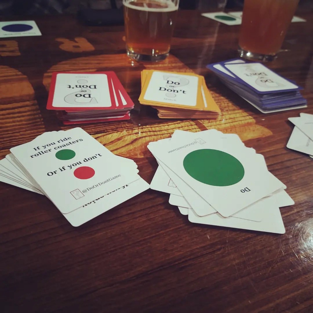 ShopLocRaleigh's tweet photo. Let's play a little @doordontgame! Do you ride roller coasters? 🎢

Drop a 🟢 in the comments if you do and a 🔴 if you don't!

@doordontgame is a casual drinking game designed to be quick, simple, and family-friendly!

https://t.co/SE3yUrzfrX https://t.co/9Mx1OwWpAY