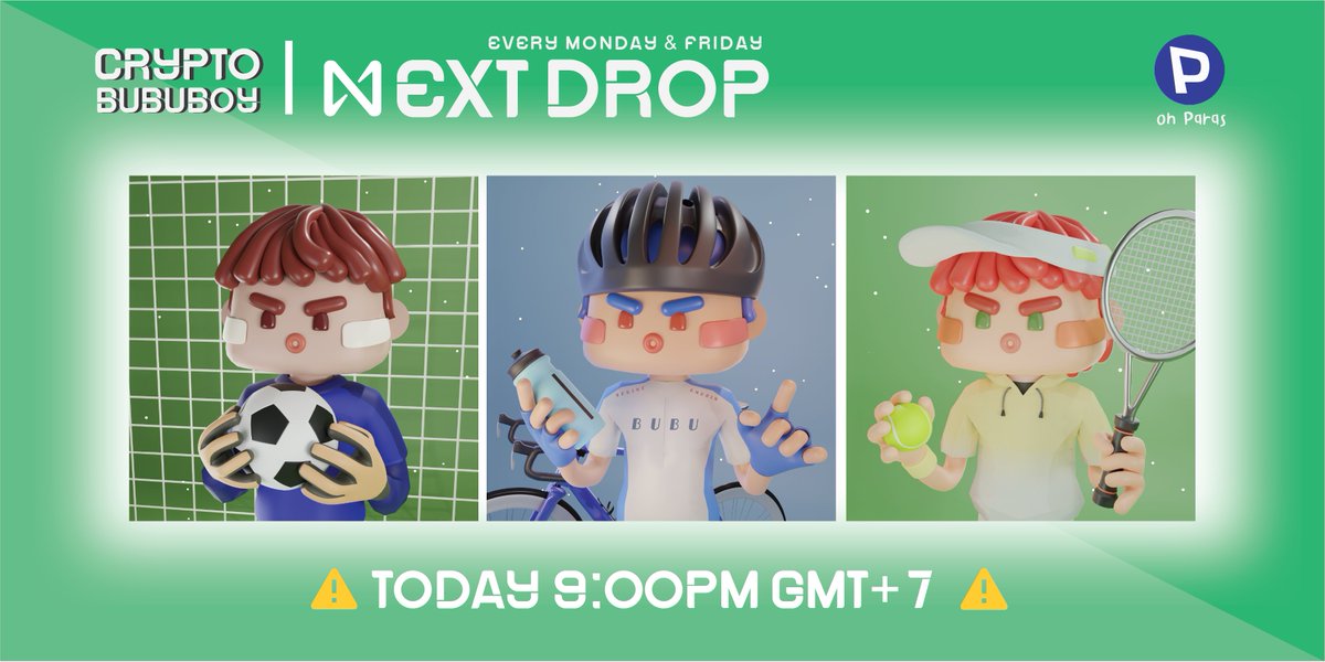 BUbuBoYNFT's tweet image. 🚨ALERT DROP🚨
TODAY 7 MAR. 9:00PM GMT+7✨
on Paras  @ParasHQ 
paras.id/collection/cry…
start: 1.5 NEAR
Discord : discord.gg/gzyuaVny2G
#NFT #NFTs #NFTCommumity #nftcollectors #paras #PARASnft #nftart #NFTdrops #NFTTHAILAND