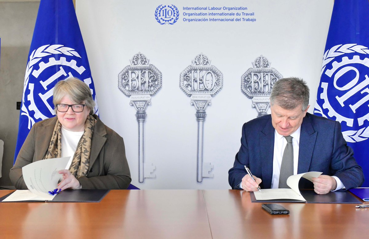 GuyRyder's tweet photo. Very pleased that the United Kingdom has ratified @ILO Convention 190 on violence &amp; harassment.

It's timely for #IWD2022. The Convention is designed to free the world of work from violence &amp; harassment for all women and men.

I urge all countries to #RatifyC190 and implement it. https://t.co/JYGugm7lcP