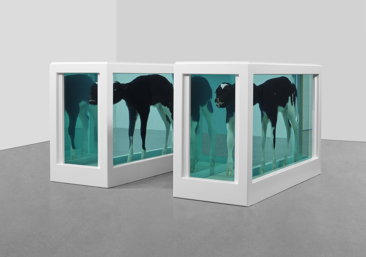 hirst_official's tweet photo. Get on down to my show “Natural History” opening at Gagosian, Britannia street this week. All formaldehyde works &amp; old works you might not have seen.

There's an opening event on Wednesday 9 March 4-8pm, it’s open for everyone &amp; anyone who wants to come.
https://t.co/40lirG4EPP https://t.co/4kEOGo0mfa