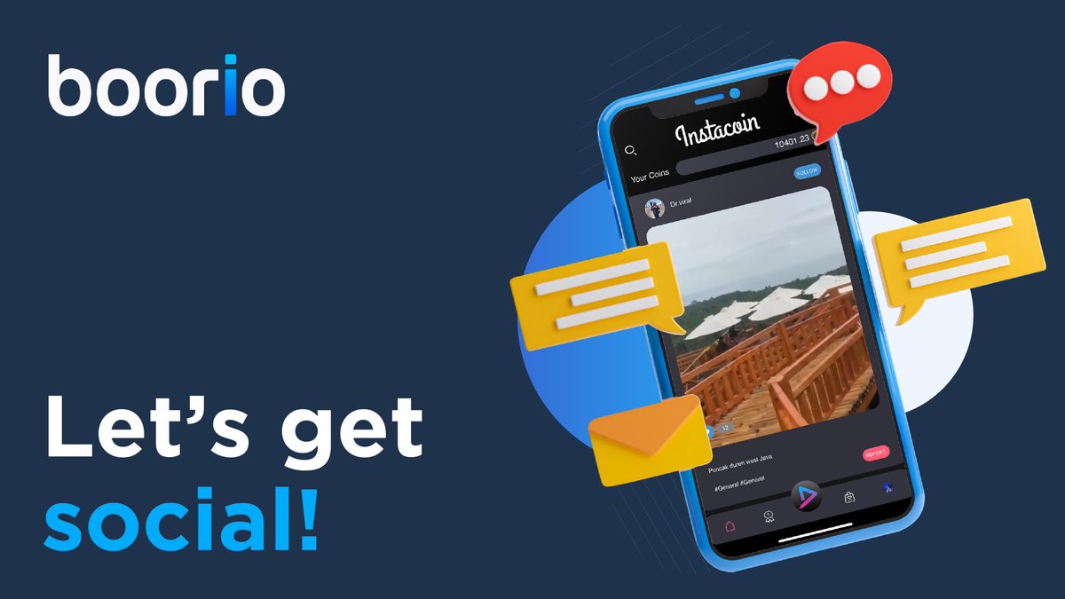 There are 3.725 billion active social media users, for context the global crypto market consist of 295 million users. As mass adoption continues Boorio and our social media application Instacoin will continue to see mass growth!
#Boorio #cryptocurrency #SocialMedia #instacoin