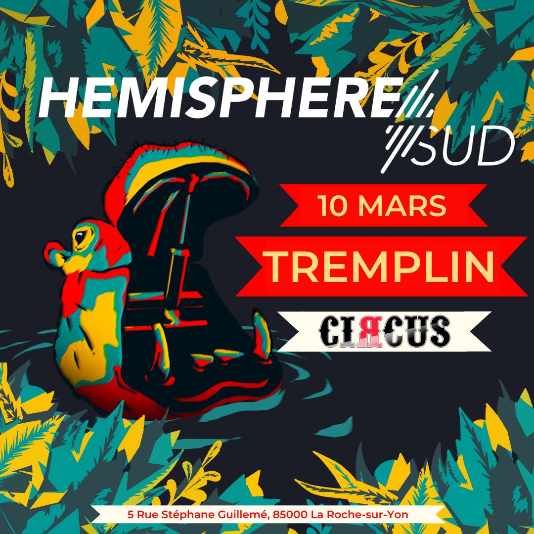 HS_officiel's tweet photo. 🎉 Soirée tremplin 🎉

Pour conclure la semaine, petite surprise!🎁

Nous reconduisons un tremplin le jeudi 10 mars chez notre partenaire @thecircuslrsy! Un aperçu de la
soirée du vendredi 25 mars 15 jours de l'événement !🔥
La line up sera dévoilé dans les prochain jours ] https://t.co/8RpKaC6jcS