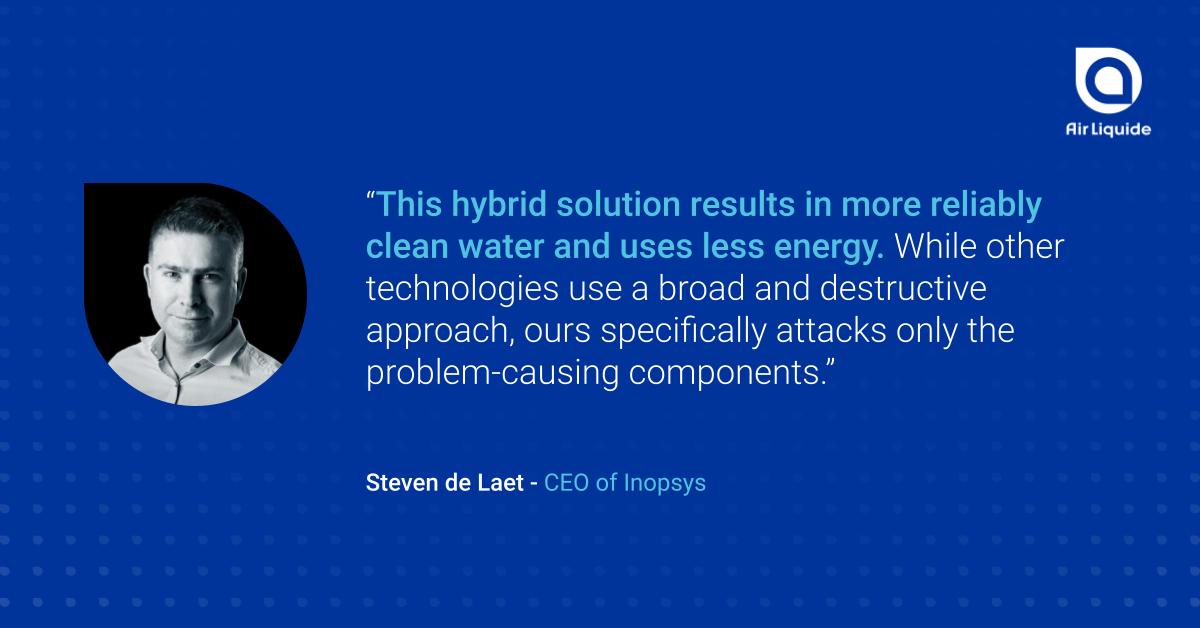 airliquidegroup's tweet photo. @inopsysnv a Belgian scale-up has developed an innovative technology to treat industrial waste water, while recycling raw materials and reducing CO2 emissions compared to the standard process.
Steven de Laet, CEO of Inopsys tells us more 👇.
https://t.co/WnQhi7LH3l https://t.co/VrJ8R07KR9