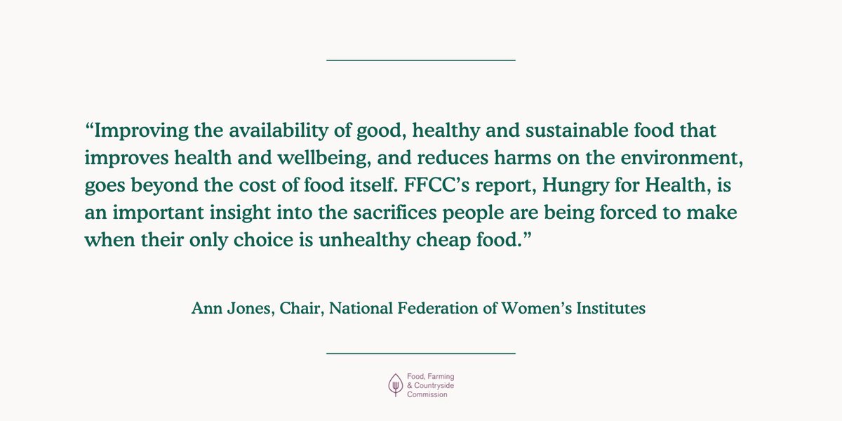 FFC_Commission's tweet photo. Our recent report #HungryForHealth reveals what citizens want from food, and who really benefits when food is 'cheap'.
Leaders from across the food system respond: https://t.co/jl9oDardOX https://t.co/cIcTWyVzA0