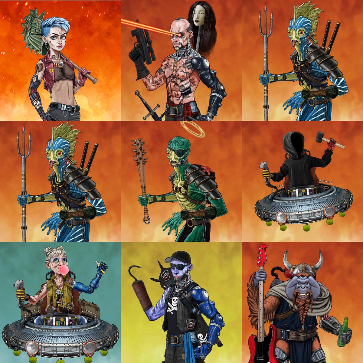 Just a few!! looking so good with all the different attributes and items!! 🚀🔥<a href="/TOTACollection/">T.O.T.A: Tribes of the Aftermath</a> <a href="/cultra/"></a> <a href="/sophie1337/">Sophie1337.eth</a> <a href="/JoeRuizArt/">Joe M. Ruiz 🚀🌕</a> 🖼 Mint soon! come get WL

discord.gg/tota