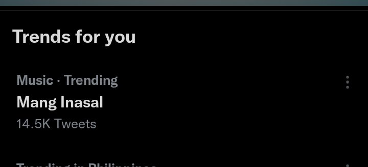 Kat16308352's tweet photo. Trending lang naman si Mang Inasal @iammanginasal under music🤣
Iba talaga ang @stellajero_ 

#KaninPaMoreStell @stellajero_
@SB19Official #SB19 https://t.co/G6IlWXIgEW